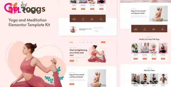 Yoggs – Yoga & Meditation Elementor Template Kit