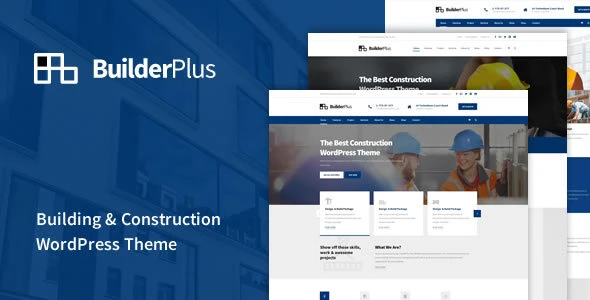BuilderPlus – Building & Construction WordPress Theme